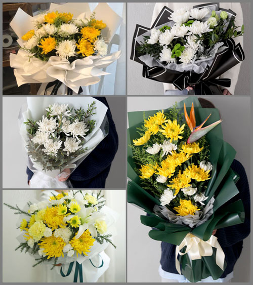 江苏扬州仪征市真州镇茶蓬村白事花束代送